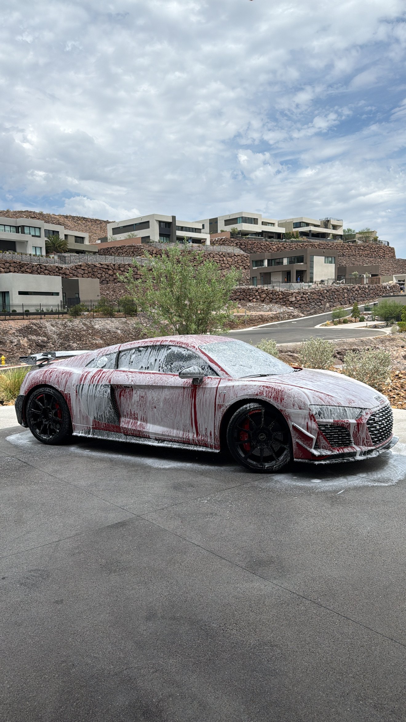Audi R8 detailed by The Vault mobile detailing in Las Vegas, NV